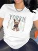 Durable and Lightweight T-Shirt Designed for Yorkie Moms, Perfect for Both Indoor and Outdoor Activities. Made From Soft Fabric for A