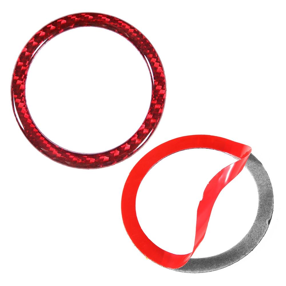 Декоративная накладка кольца кнопки запуска двигателя из углеродного волокна подходит для Subaru BRZ