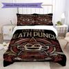 Death Punch Spirit Pattern Bedding,Quilt Set Quilt Cover Pillowcase Home Birthday Gift (1*duvet cover+2*pillowcase,without core)ZSJT0917132