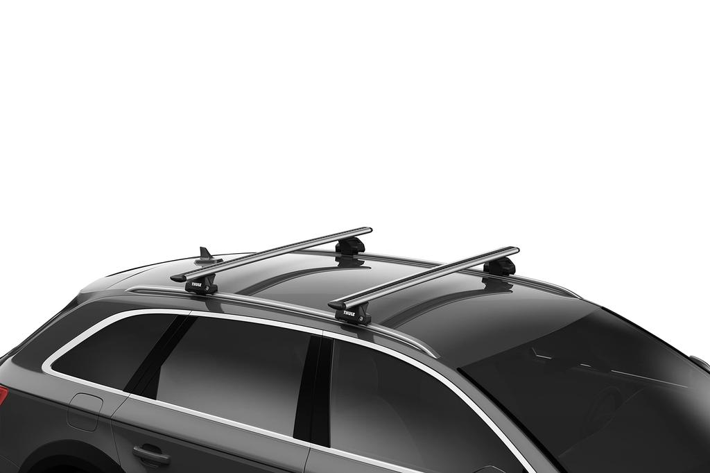 Thule Evo Flash Rail Foot 7106 Прямой багажник на крышу с одним замком Slide Professional Bar 710600 (Совместимость с Square Wing/Evo)