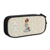 Cartoon S-Sarahs K-Kays Kawaii Girl Korean Pencil Cases Girls Boys Big Capacity Pencil Pouch Students Stationery