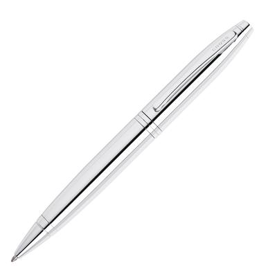 Шариковая ручка CROSS Karei Pure, официально импортированная, на масляной основе, хром, AT0112-1,