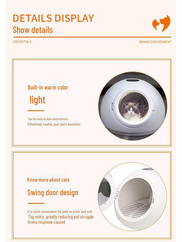 Бесшумная сушилка для домашних животных: Автоматическая стерилизация и сушка для мелких кошек и собак