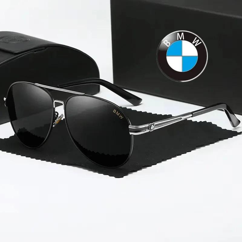 BAGI7 Автомобильная наклейка Логотип BMW Модный Стиль Поляризационные Солнцезащитные Очки для Мужчин Защита Очки для Вождения Спортивные Очки-Маска Ретро Авиаторы Солнечные Очки