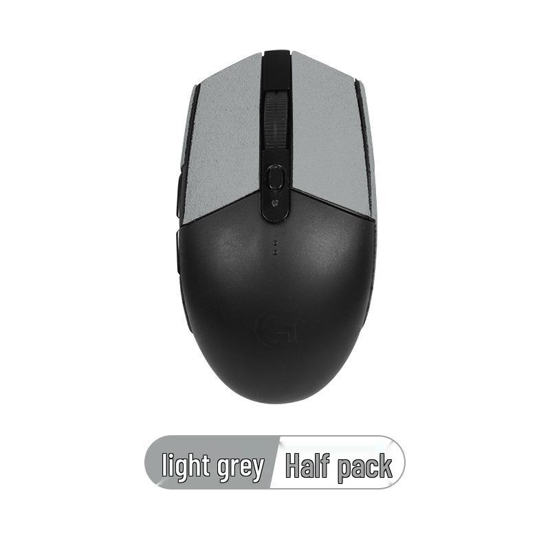 Logitech G102/G304/GPRO Anti-Slip Suede Mouse Stickers - Full Coverage, Sweat-Absorbent, Anti-Sweat Back Stickers