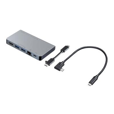 Док-станция USB от Sanwa Supply HDMI и LAN Type-C (с портами) USB-3TCH15S2