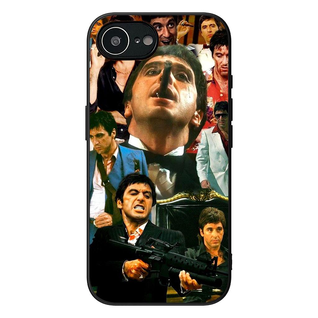 Scarfaces Al Tonys Pacinos Montana для Motorola Moto Edge 50 One 30 Fusion 40 neo Ultra Pro 20 Lite G50 G85 G84 E15 E14 Чехол