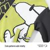 SNOOPY Kids' Colorblock Letter Baseball Jacket