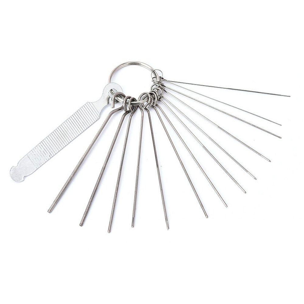 Аксессуары для ремонта гитары из нержавеющей стали, DIY слот для подачи гитарных гаек, долбежный напильник, стержни для струнной пилы