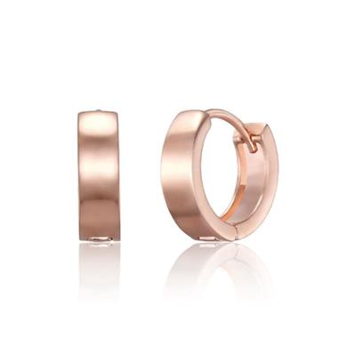 GEIGER Jewelry Серьги-пусеты из 14K GF, простые, круглые, на защелке GIGFEE004