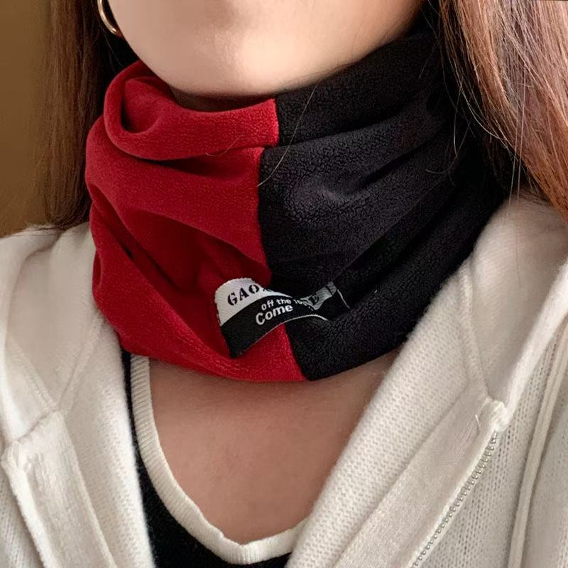 Women Warm Neck Warmer Thick Fleece Scarf Face Mask Windproof Thermal Neck Cover Ideal for Winter Outdoor Sports and Daily Wear