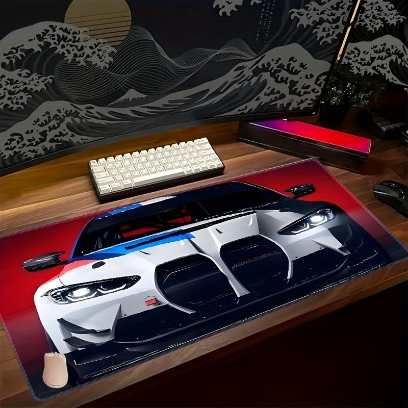 Vibrant Sports Car Design Mouse Pad Large Rubber Anti-slip PC Desk Accessories Mousepad for Offices and Gamer Keyboard Decor Mat