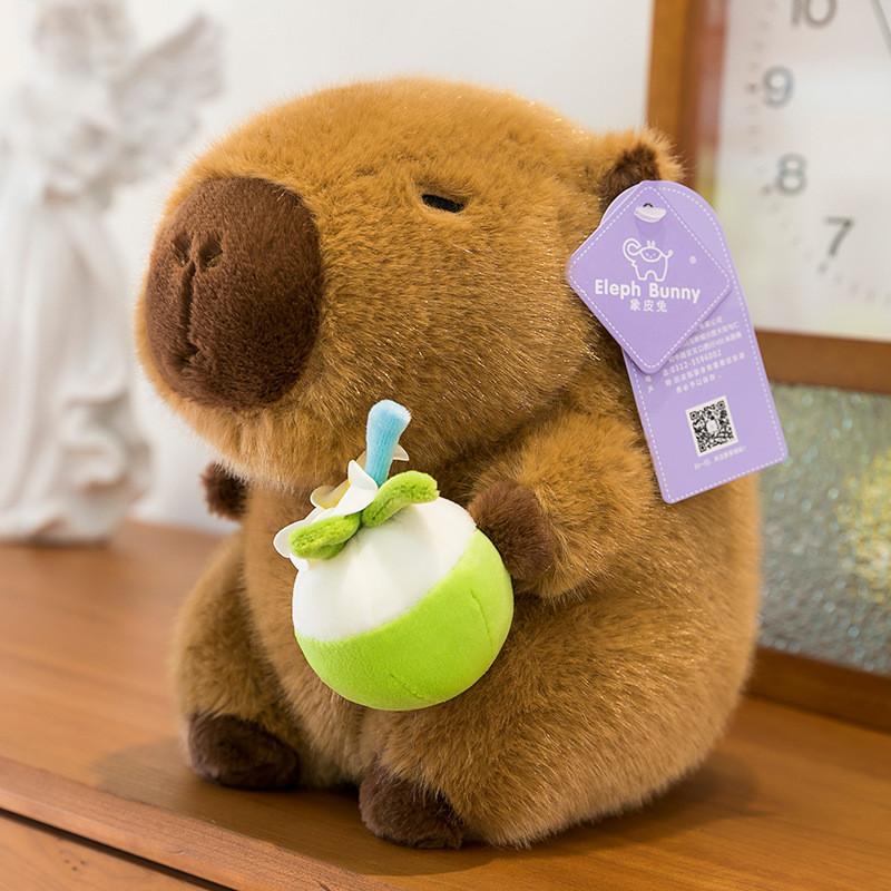 Capybara Cream Ice Coconut Juice Design Doll Animal Plush Toy Gift Birthday