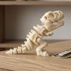 Фигурка скелета динозавра 3D-печатная фигурка костей динозавра Мини-скелет Игрушка для раскопок в песке с динозаврами Научная игра Подарки для вечеринки