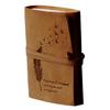 Diary Embossed With Leaf of Tree & a Quote Antique Handmade Leather Bound Diary Cum Notepad for Men and Women Plain Paper of 5×7 Inch Size 240 Pages