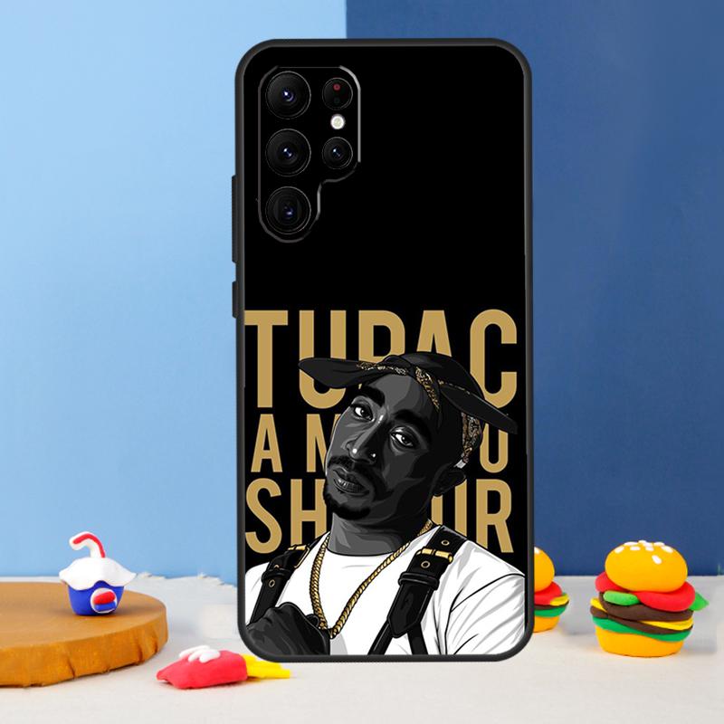 Чехол для телефона Tupac 2pac Shakur для Samsung Galaxy S24 S25 Ultra S9 S10 S20 S22 S21 S23 Plus S24 FE Чехол Coque