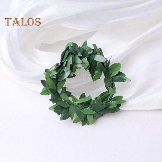 10 шт./компл., Рождественский венок, кольцо для салфеток, шляпа Санта-Клауса, блестящие листья, многоразовые рождественские вечерние, праздничные украшения для стола, искусственная гирлянда, ужин, салфетка