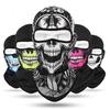 Motorcycle Balaclava Skull Print Moto Full Face Mask Windproof Skiing Head Neck Warmer Cycling Biker Hood Cap Men Helmet Liner