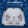Портативное зимнее укрытие для подледной рыбалки и кемпинга: Толстая хлопковая, ветрозащитная, теплая палатка для защиты от холода