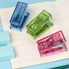 Mini Mini Stapler Transparent Paper Binder Set Office Binding Tools  School Office Supplies