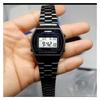 Casio Классические Ретро Мода Простой ЖК-дисплей Квадратный циферблат Спортивные Водонепроницаемые Кварцевый механизм Стальной ремешок Японские и Корейские часы B640WB-1A