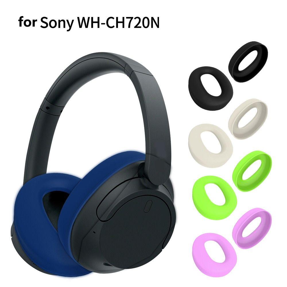 Silicone Wireless Headphones Cover Soft Anti-scratch Ear Pad Cover Headphone Protector for Sony WH-CH720N Bluetooth Headset