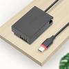 LP-E17 Replacement Dummy Battery Power Supply Adapter for DC Coupler Charger Kit for 77D 200D 750D 760D 800D 850D M3 Cam