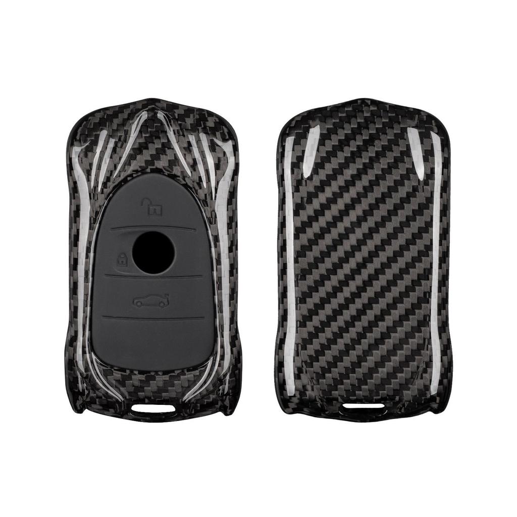 Крышка-чехол для ключа из настоящего углеродного волокна для BMW Blade X7/X6/X5/X3 от T-Carbon
