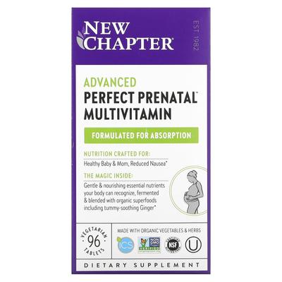 Perfect Prenatal, поливитамины, 96 растительных таблеток