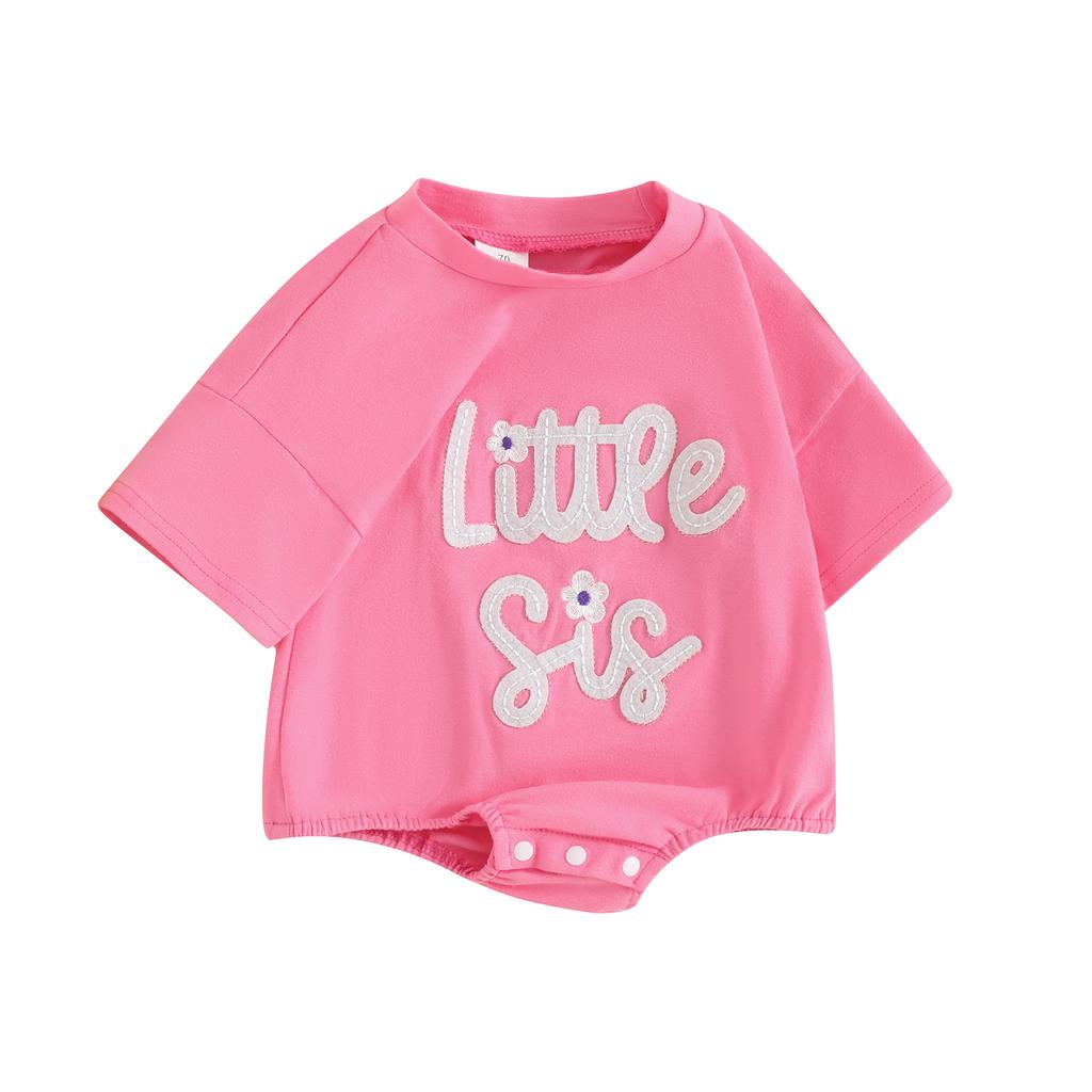 Летний комбинезон для новорожденных с буквенным принтом и короткими рукавами для мальчиков и девочек, милая одежда