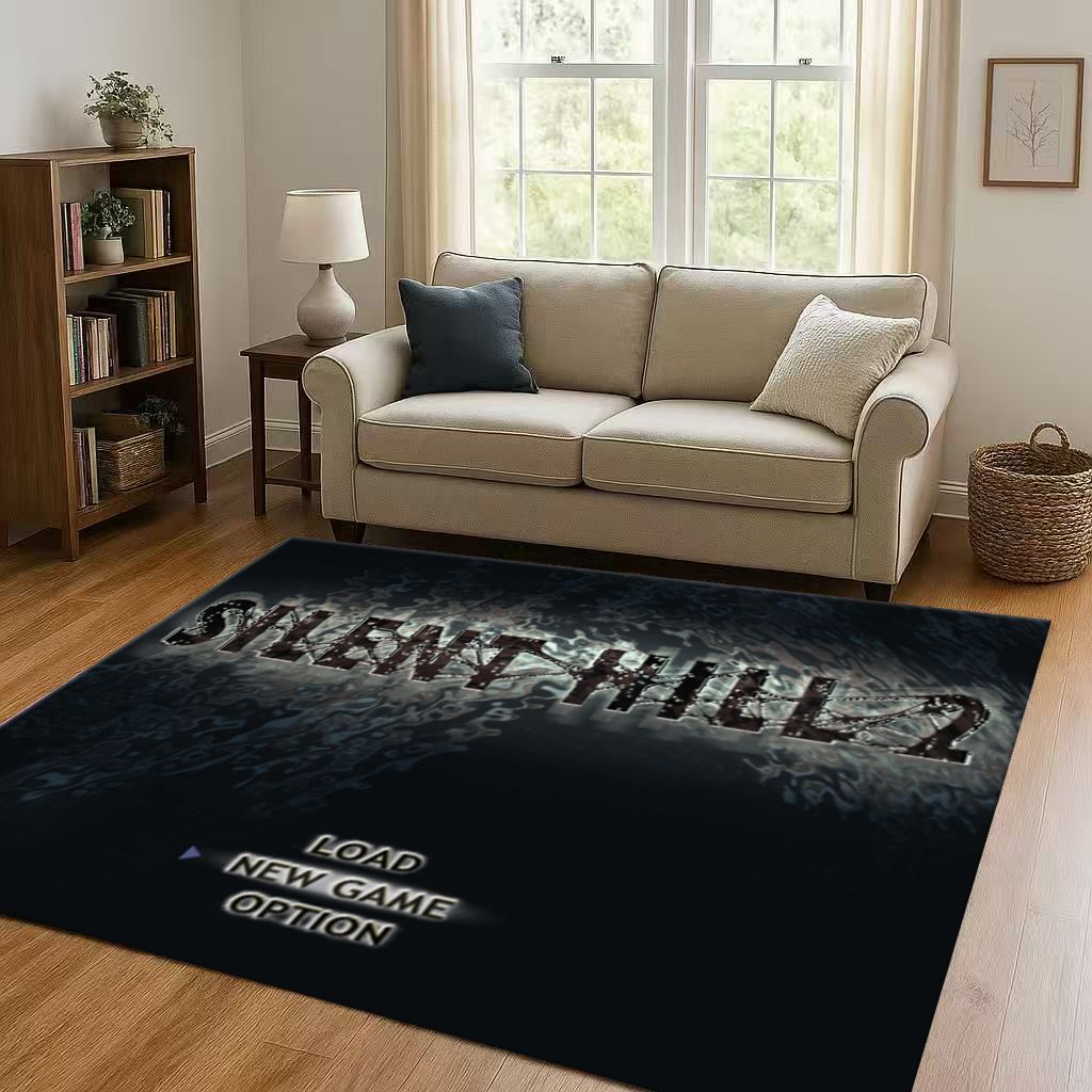 Ретро Игра Silent Hill Пирамидоголовый Фильм Ужасов Гостиная Нескользящий Ковер для Спальни Игровой Комнаты Дивана, Домашний Коврик