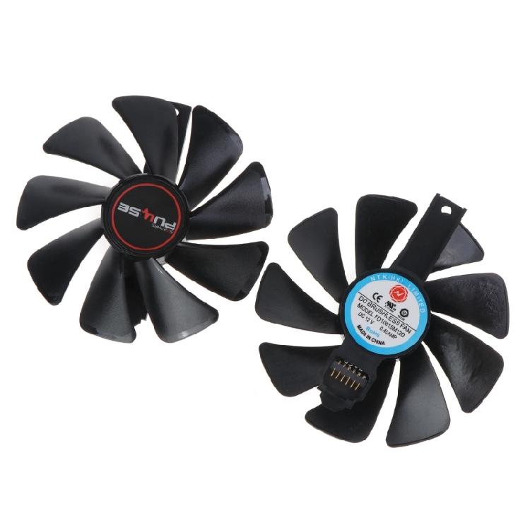 1/2Pcs 12V FD10015M12D 6Pin Graphics Card Cooling VGA Fan for Sapphire RX 5700XT