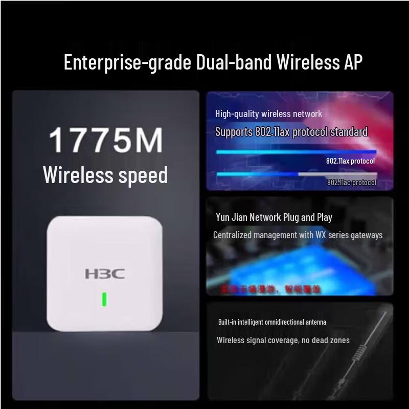 H3C WA6320S-E-FIT Enterprise Dual-Band Wireless AP