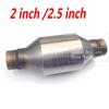 2 Inch /2.5 Inch EURO 1 400 Cpsi  High Flow Racing Catalytic Converter With Ceramic Substrate Catalyst Total Length 25.8cm