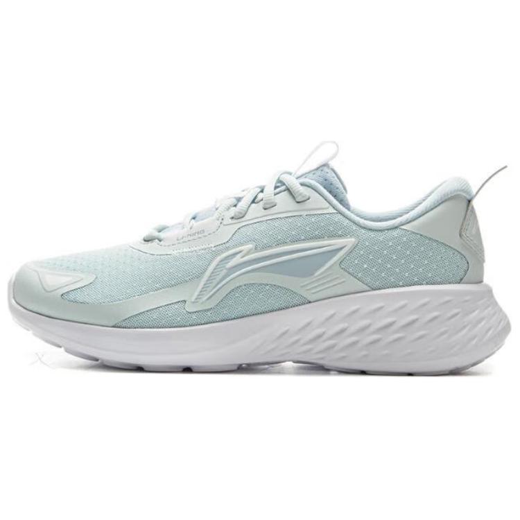 Li Ning Light Cloud Нескользящие Износостойкие Низкие Повседневные Беговые Кроссовки Женские Синие ARSU128-3