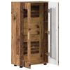 Sideboard FLORIN 55.5 x 29 x 100 cm Reclaimed Wood Particle Board