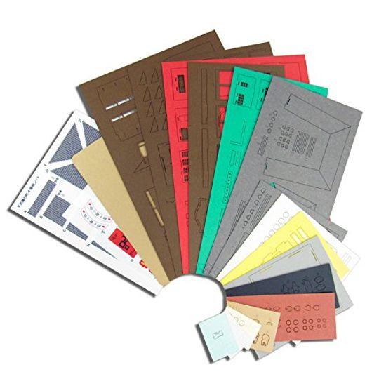 Sankei Miniatuart Kit Studio Ghibli Series Spirited Away Mysterious Scale Paper Craft Town-4 1/150 MK07-26