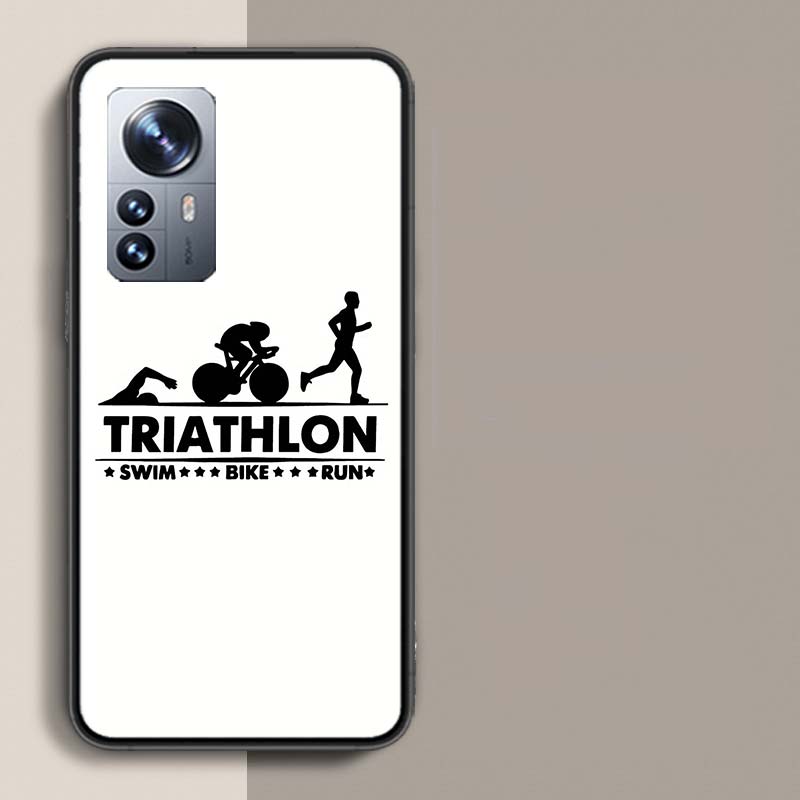 Чехол для телефона Triathlon Swim Bike Run для Xiaomi Poco X3 NFC X4 GT M3 M4 M5 M5S X7 X6 X5 F6 Pro F5 F4 Mi F3 F2 Чехол TPU Capa Coque