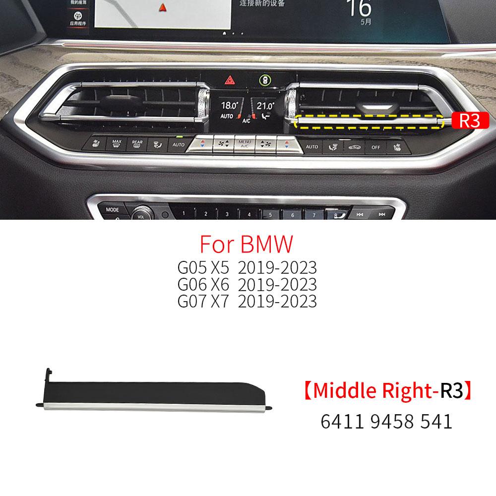 Для BMW G05 G06 G07 Автомобильная передняя решетка вентиляционного отверстия Зажим Декоративные детали Ремонтные комплекты для вентиляционного отверстия кондиционера Для BMW X5 X6 X7 -