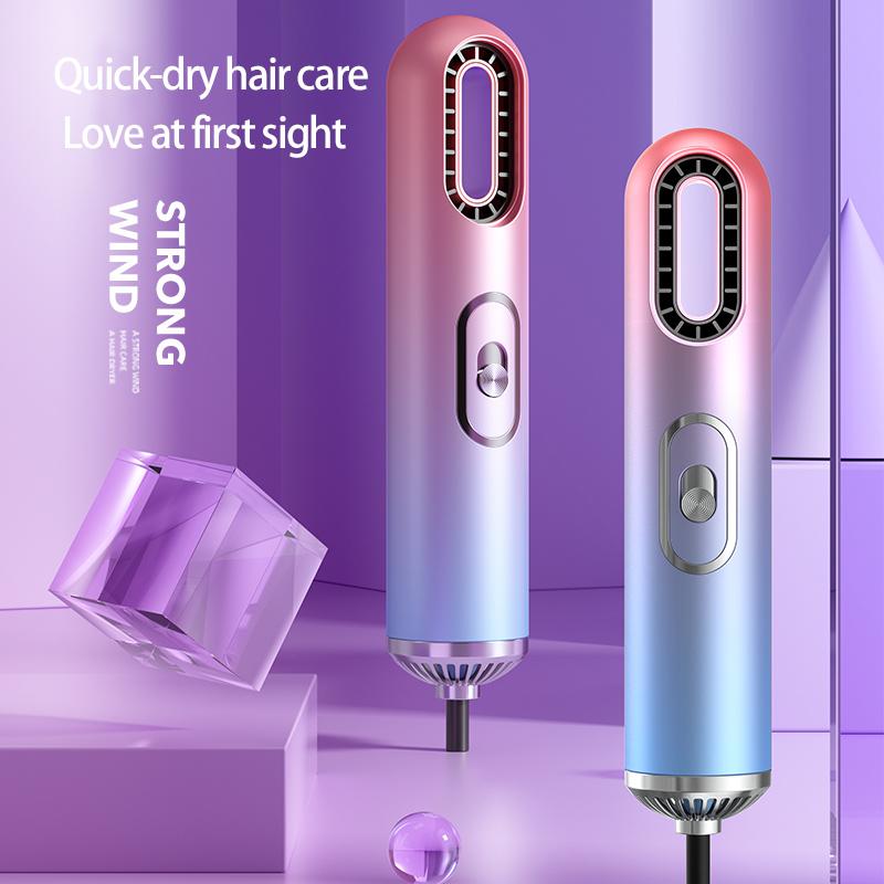 Hair Dryer Warm and Cold Air 3-in-1Blue Light Negative Lon Professional Hair Blow Dryer Home Salon Travel Portable Styler