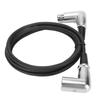 Кабель XLR папа-мама 3-контактный посеребренный угловой бесшумный без потерь XLR звуковой кабель для микрофона динамика 4,9 фута