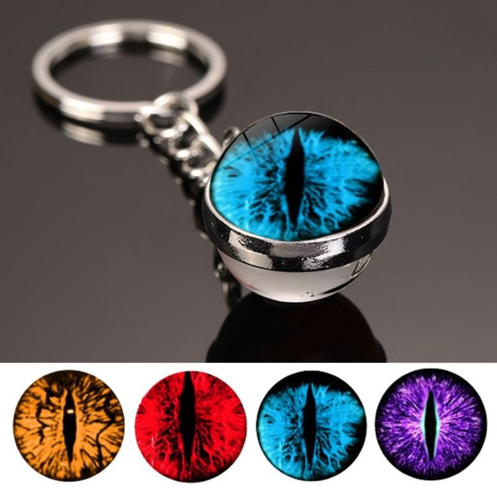 Брелок для ключей из драгоценного камня Time Glass с подвеской в виде глаза дьявола