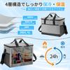 Large Capacity Cooler Bag Food and Perfect for Outdoor Sports and Cherry Blossom Viewing Box/Colder [Keeps Cold, Warm, Fresh] 18L/30L Capacity,