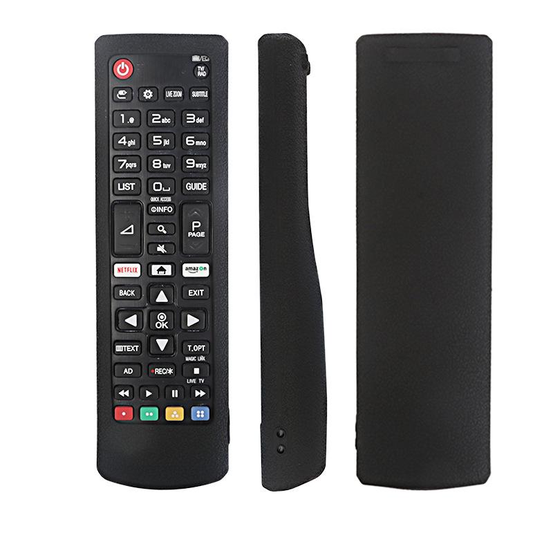 Универсальный кожаный чехол для пульта ДУ LG AKB75095308, защита от падений и полное покрытие
