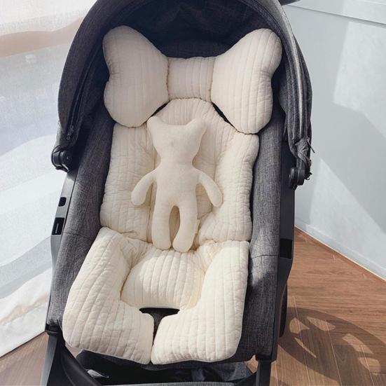 Stroller Seat Cushion Infant Car Seat Insert Cushion Toddlers Reversible Newborn Car Seat Insert for Baby Head Body Support Baby Swing Pushchair Use