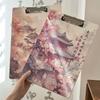 Chinese Style Writing Pad Paper Storage A4 File Folder Doctors Students Clipboard  Office Use