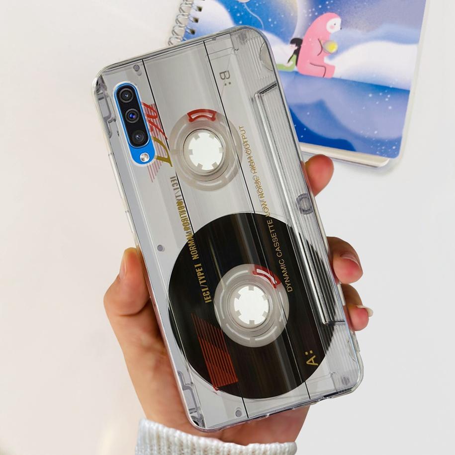 For Cover Samsung Galaxy A50 Phone Case Luxury Marble Flower Transparent Soft Bumper For Samsung A50S A30S A307F A507F A 50 Capa