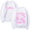 Fall Winter Warm Top Lil Emo Rap Goth Peep Hip Hop Printed Crew Neck Sweatshirt Trendy Fashion Clothing Pullovers & Long Sleeves Women’s