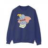 Mens Dumbo Sitting On Books Sweatshirt
