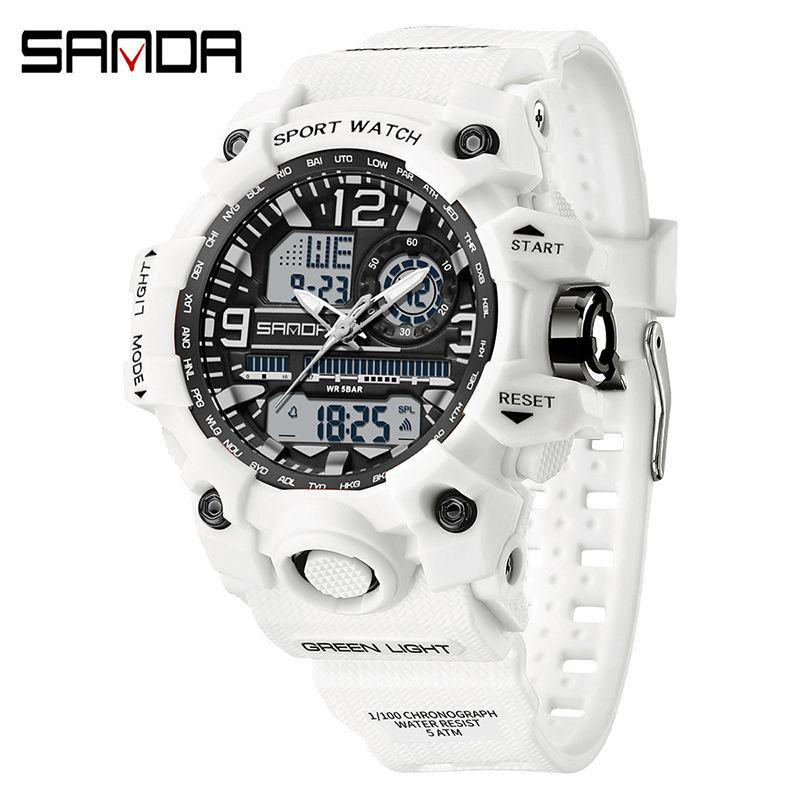 Sanda Korean Trend Multifunctional Luminous Waterproof Watch for Teens & Adults